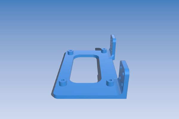 Arduino Mega M8 OR M6 Bar Mount with big hole | 3d print model