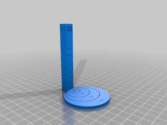 Tabletop scale | 3d print model