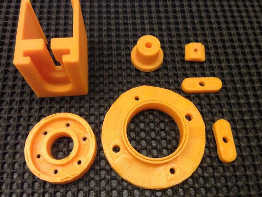 Filament reel holder - HDD Step Motor_ ATOM3DP 料架機構 - 使用硬碟的步進馬達 | 3d print model