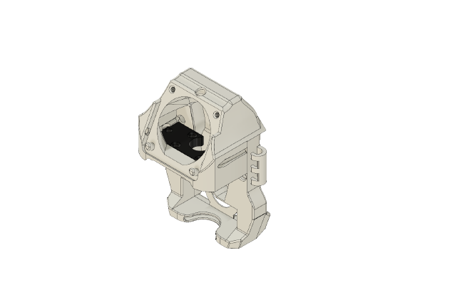 Single head extruder CR-10 Adapter 2.0 | 3d print model