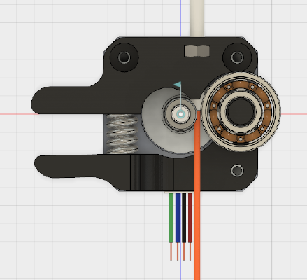 Tevo Tarantula MK8 Flexible Extruder | 3d print model