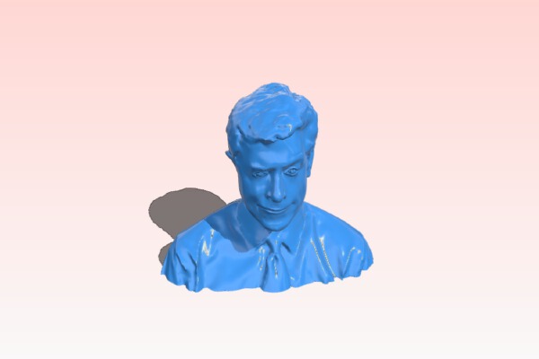 The head of Stephen Colbert | 3d print model