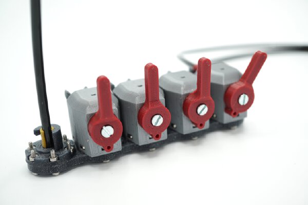Pneumatic manual valve v2 | 3d print model