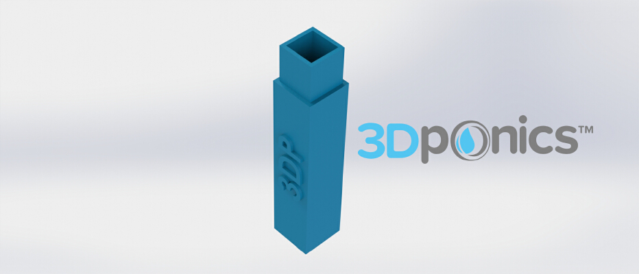 Support Rod (Square) - 3Dponics Drip Hydroponics | 3d print model