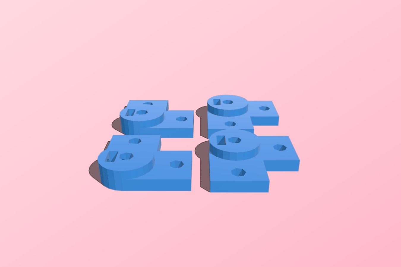 Semi-automatic bed levelling brackets