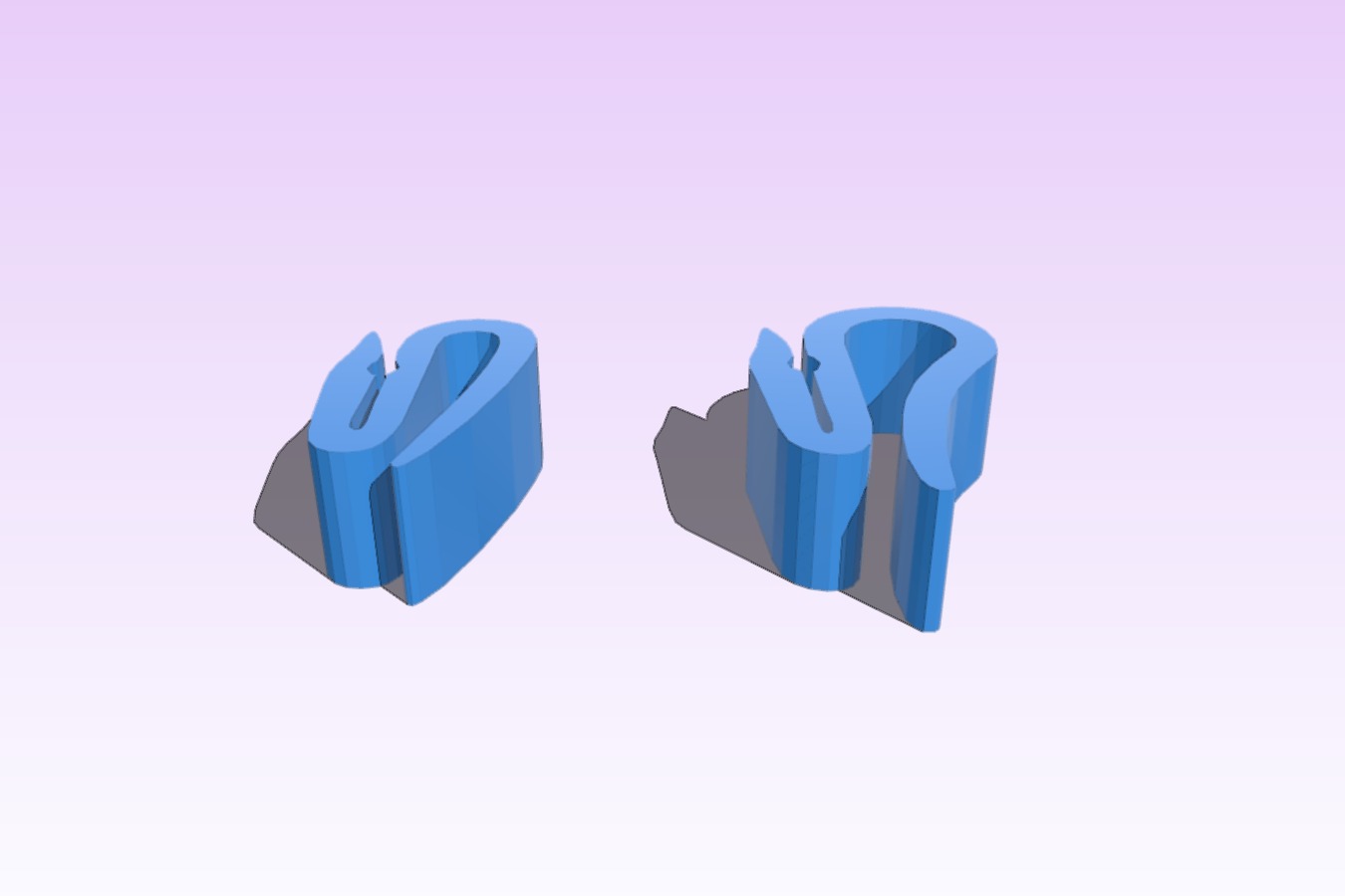Filament multi-reel clips for 1.75mm