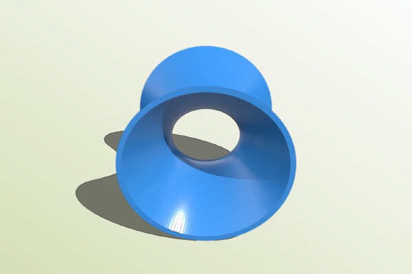 hyperboloid in one sheet | 3d print model