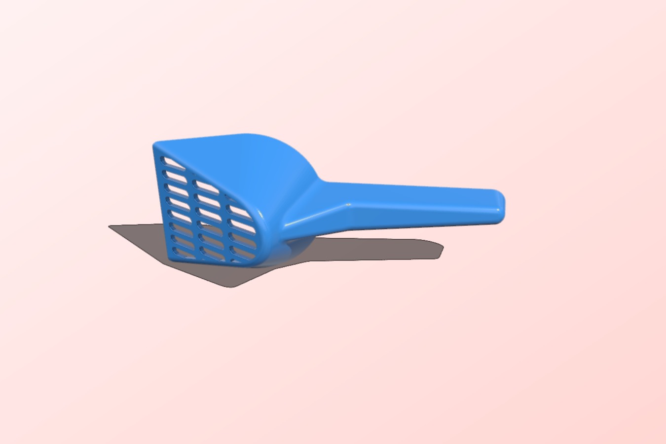 Cat litter scoop
