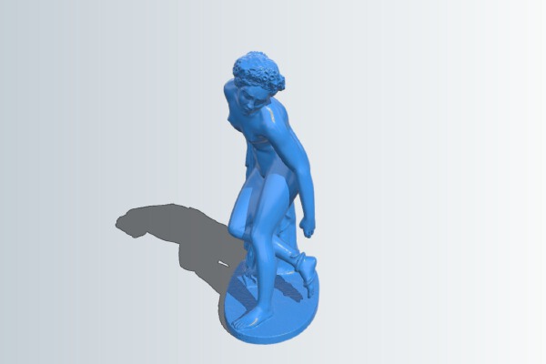 Eurydice Dying at The Louvre, Paris | 3d print model