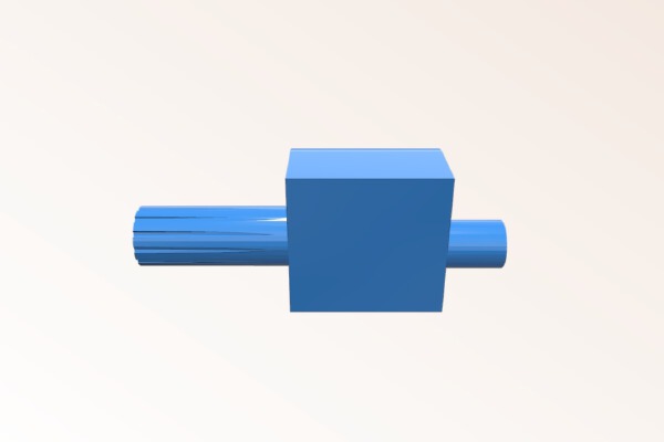 1H6863538 - MK4 Golf_audi_skoda_vw parcel shelf pivot (LEFT SIDE) | 3d print model