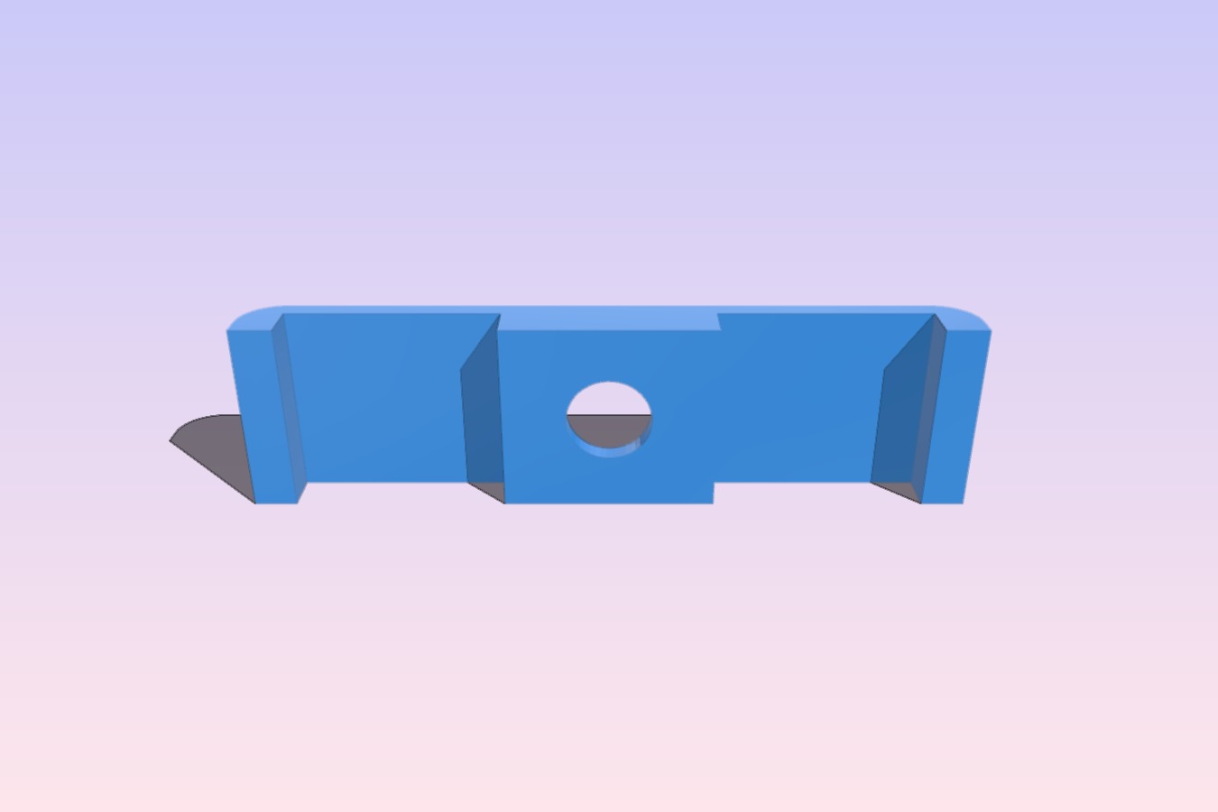Double LED strip holder