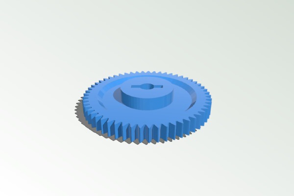 55T Spur Gear - Redcat Blackout | 3d print model