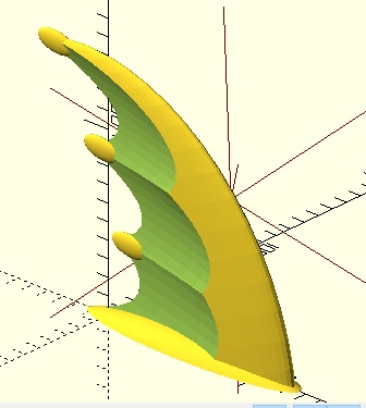 Bat-Fink car fin spoiler | 3d print model