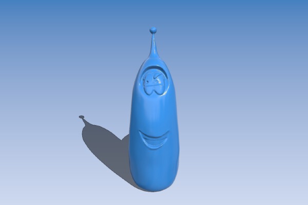 Yellow Larva | 3d print model
