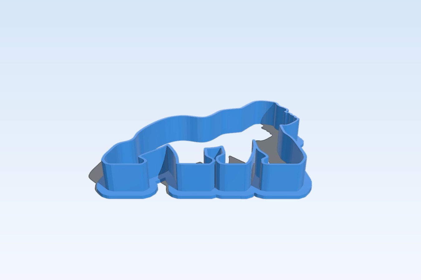 Zoo Cookie Cutters - Gorilla - Rhino - Hippo - Africa