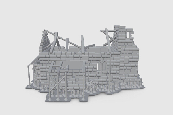 supported-church | 3d print model