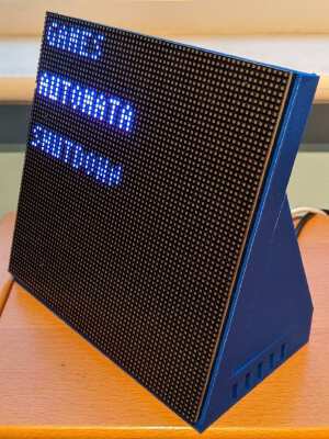 Raspberry Pi + LED Matrix Case V0.1 | 3d print model