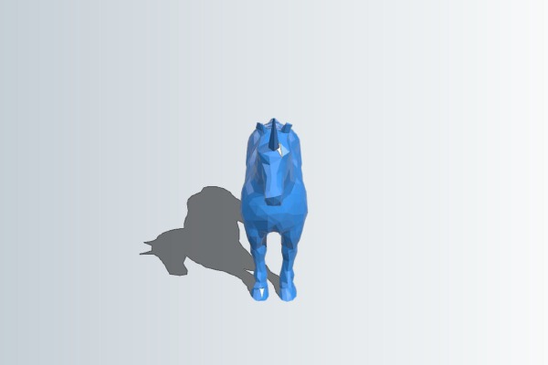 Low Poly Unicorn | 3d print model