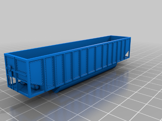 N scale bethgon hopper | 3d print model