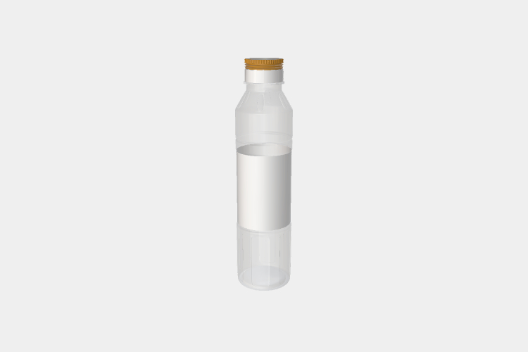 Water and Oil Bottle Mockup