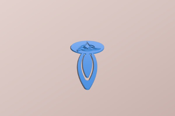Klingon Bookmark | 3d print model