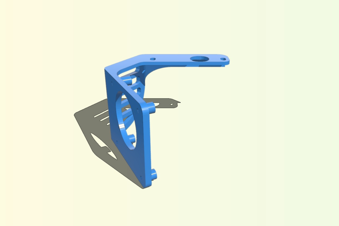 [CR6-SE] Lightened support with original fan