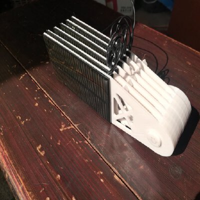 Rotating folding solar panel | 3d print model