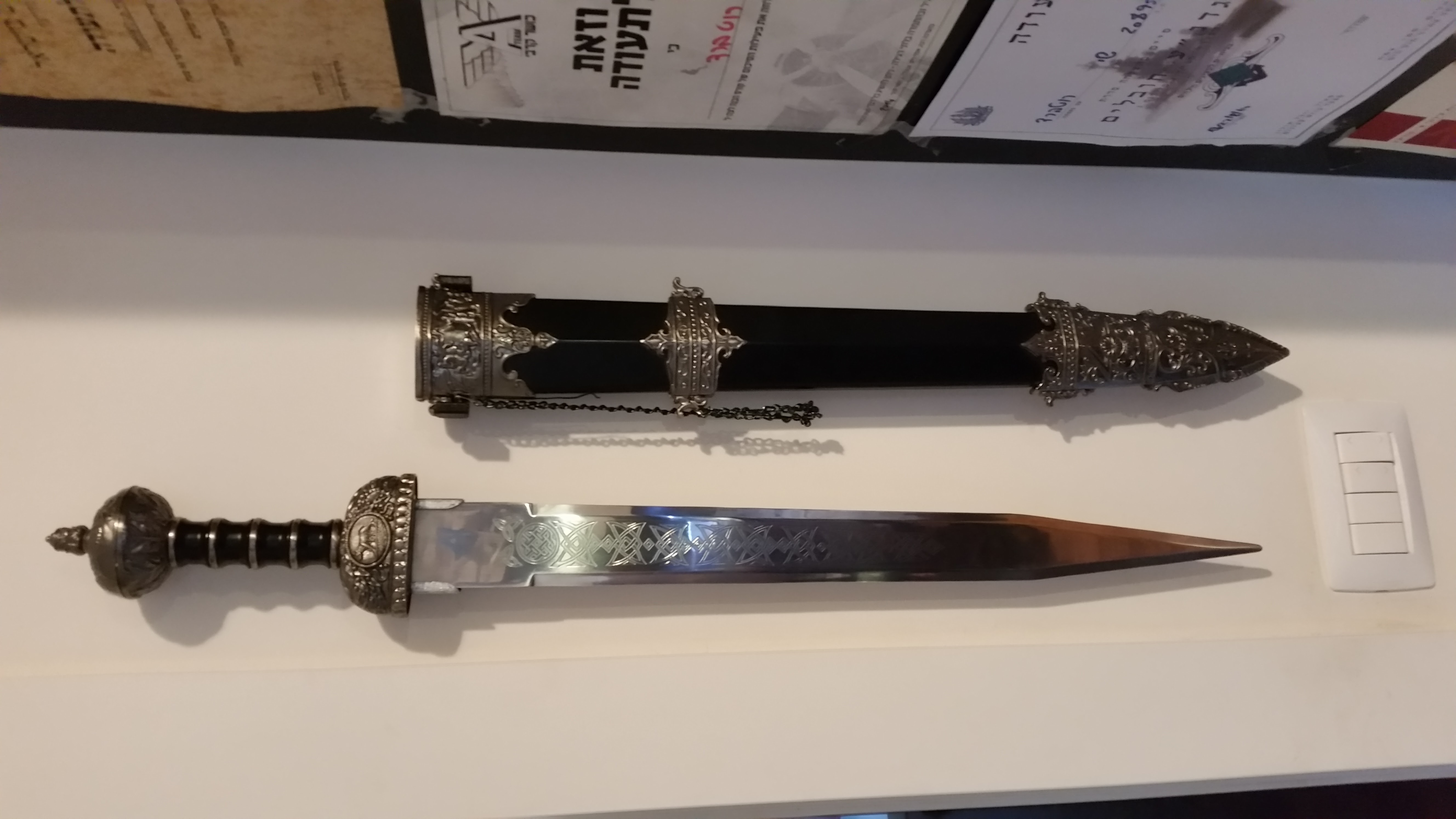 Gladius Sword Wall Mount