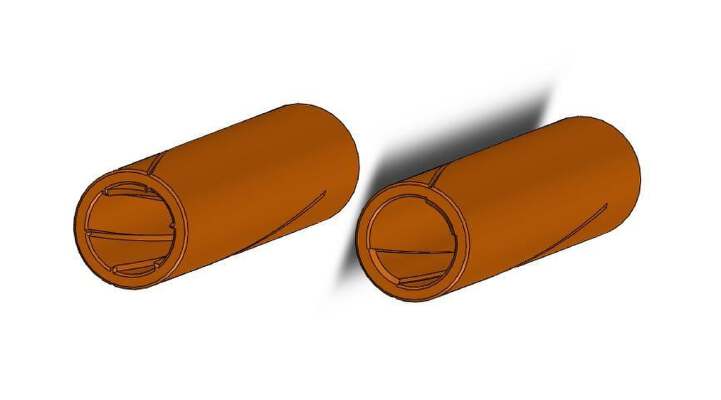 Rifled Barrel Attachment for Nerf Blasters | 3d print model