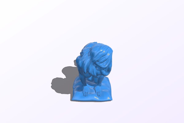 Girl on the mattress | 3d print model