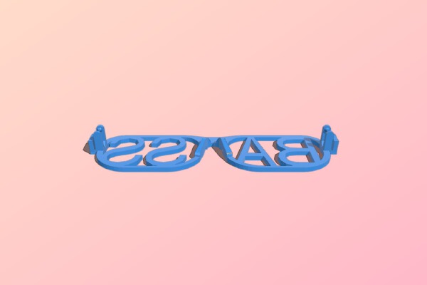 BASS GLASS | 3d print model