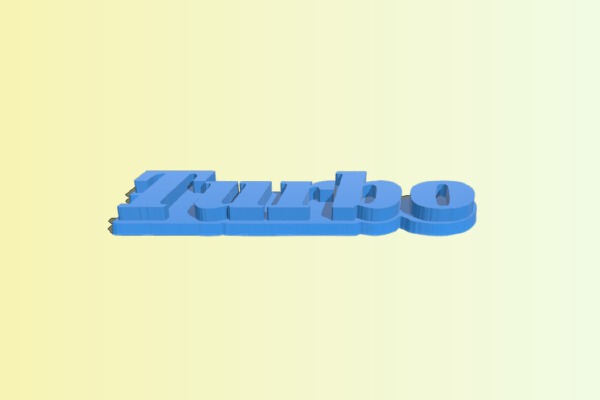 Renault 11 Turbo Badge (R11) | 3d print model