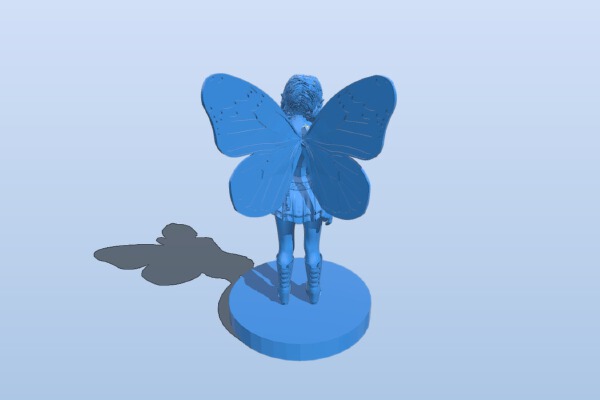 Women fairy | 3d print model