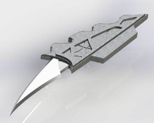 Predator Scimitars Retracted (Arm Blades) | 3d print model