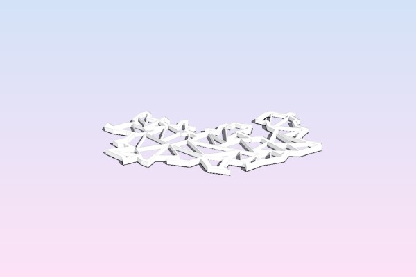 Geometric Necklace | 3d print model