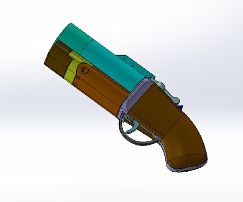 Trigger guard for M79 airsoft grenade launcher | 3d print model