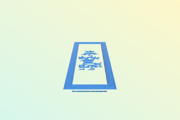 Door frame pattern | 3d print model