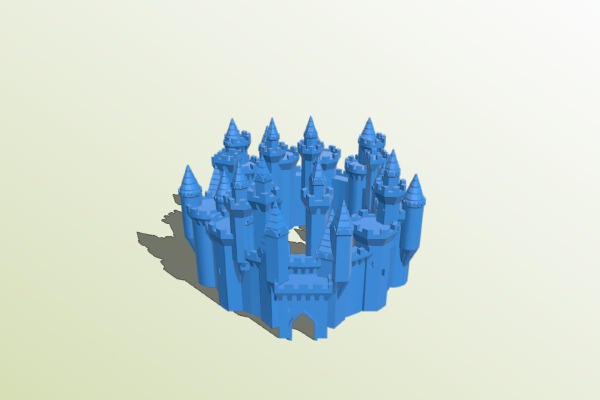 Huge Grand Castle | 3d print model