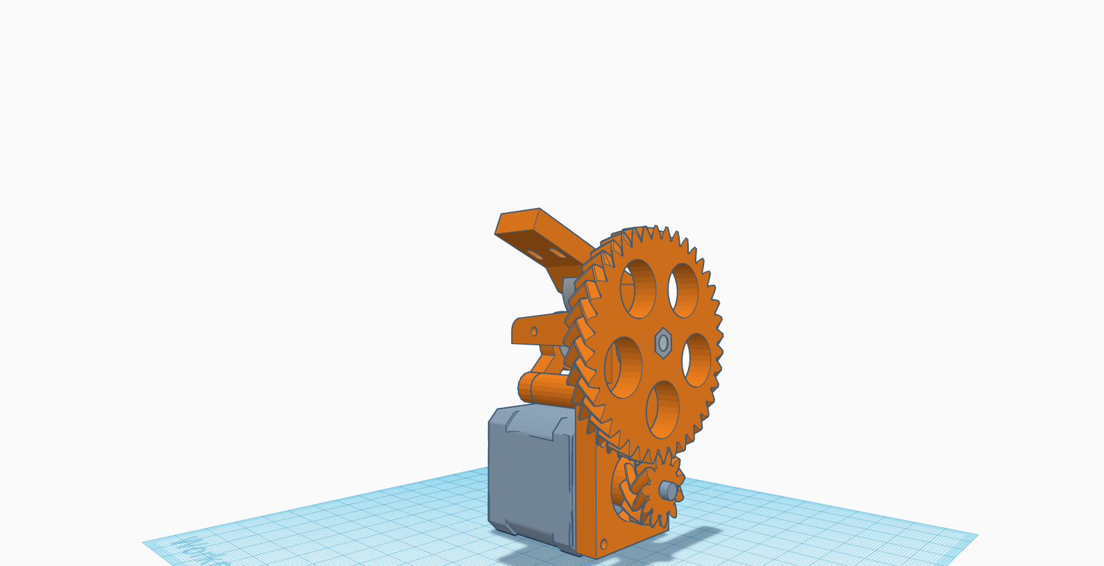 Geared Boweden Extruder (Flexable Filament Capable)