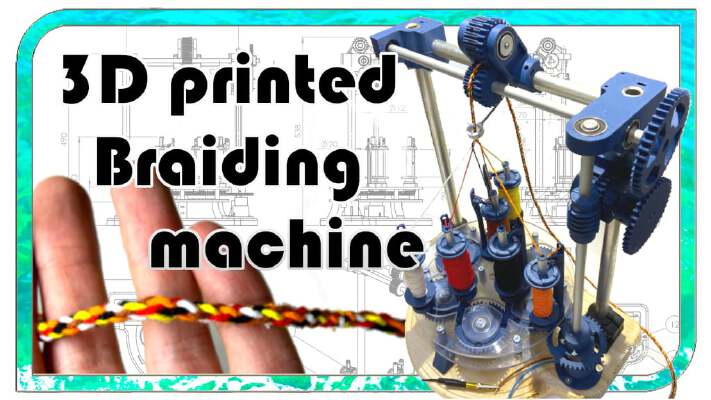 3D printed braiding machine | 3d print model
