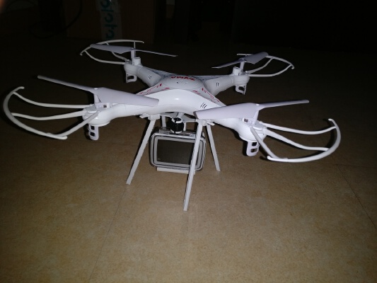 Syma X5C action camera support | 3d print model