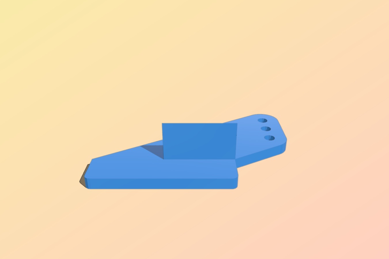 A horn for control surface of radio-controlled gliders and planes