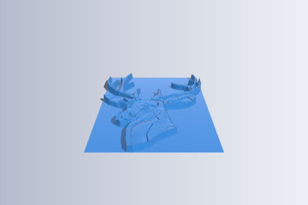 Geometric reindeer | 3d print model