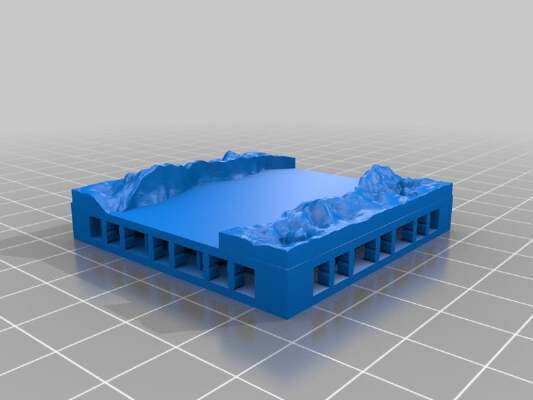 Cavern River Tiles OpenLOCK-OpenForge | 3d print model