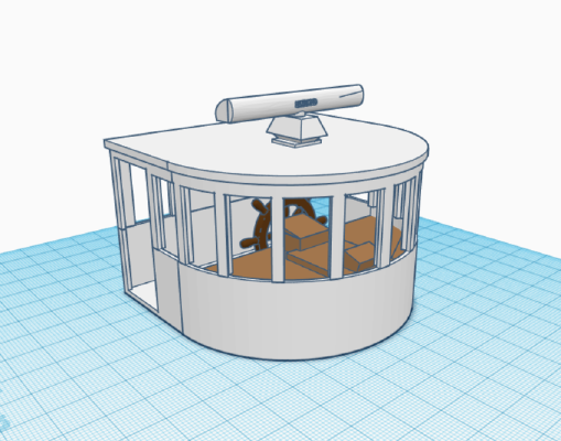 Timonerie bateau à vapeur | 3d print model