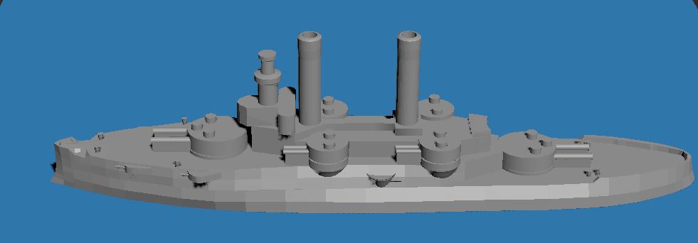 iowabattleshipBB4 | 3d print model