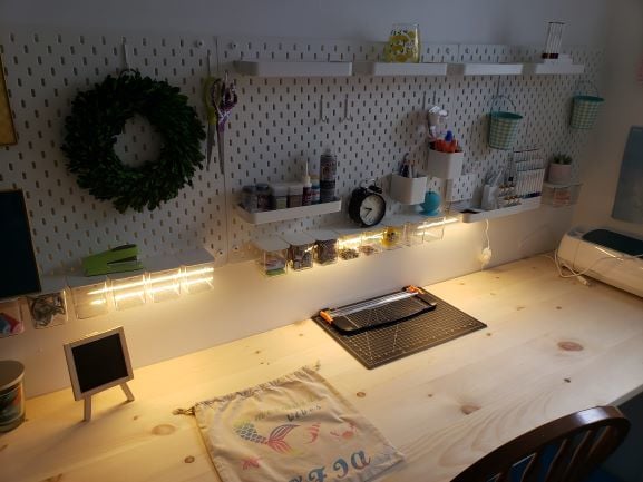 Ikea SKADIS Light Mounts