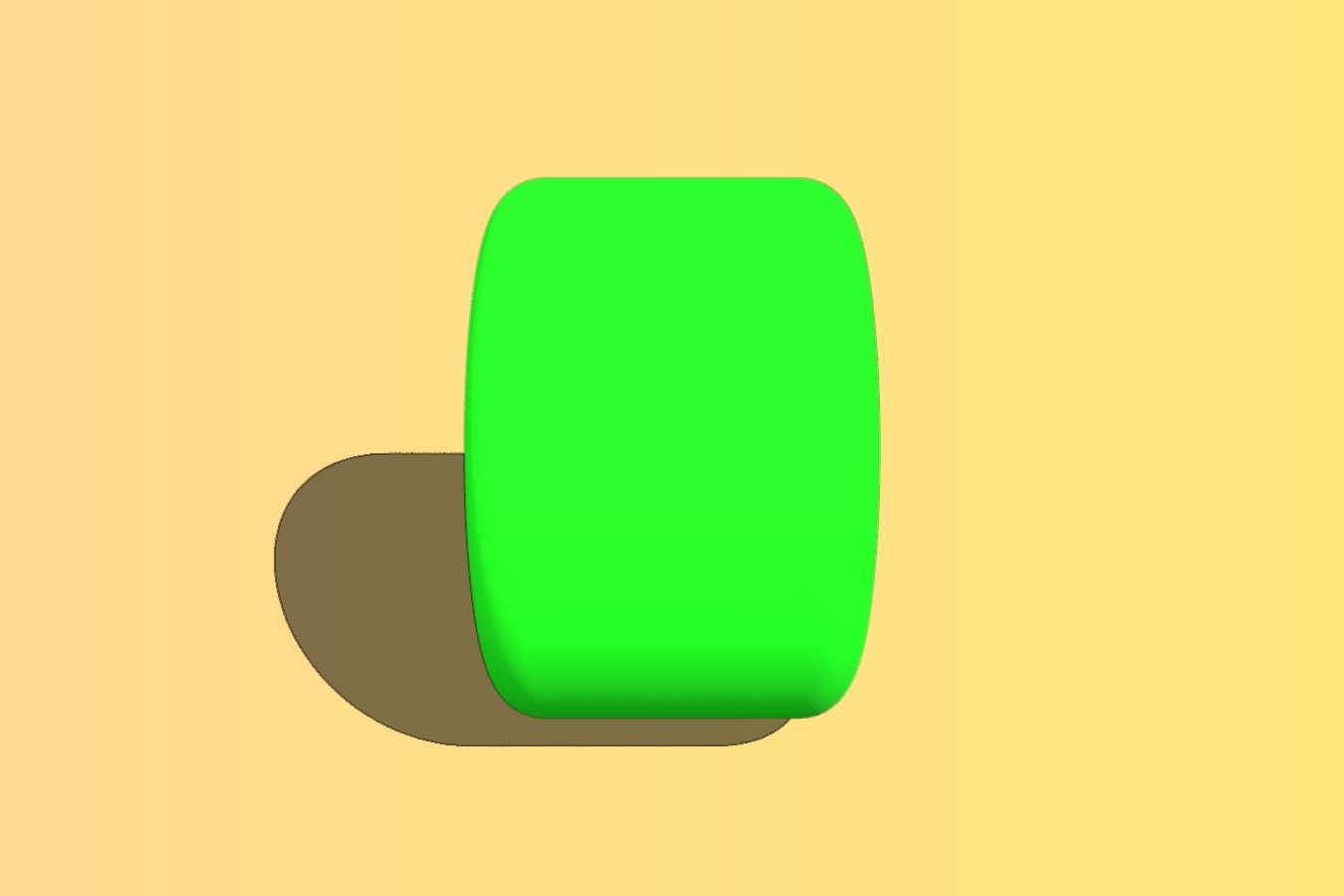 Skateboard Wheel with Bearings - 1_1 Scale