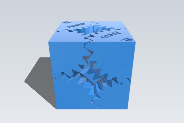 Anna Cube Gear | 3d print model