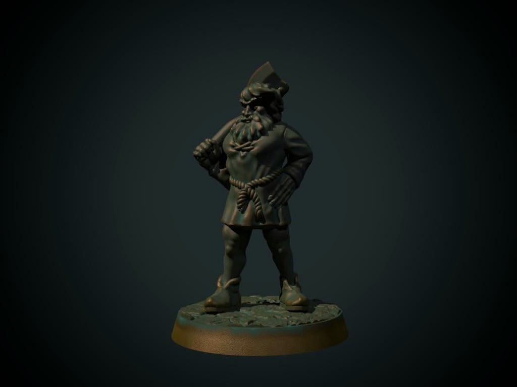 Lumberjack 28mm (supportless, FDM friendly